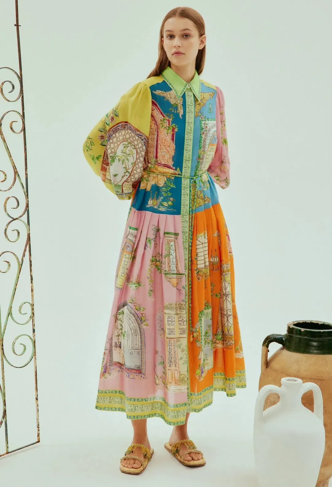 Alemais Monte Shirtdress size 14 Midi for rent on The Volte - main image