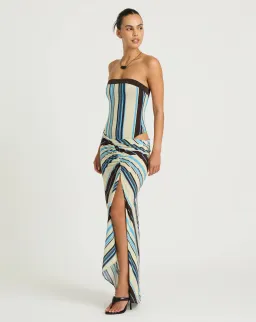 Benni Rumi Strapless Maxi for rent on The Volte - image 2