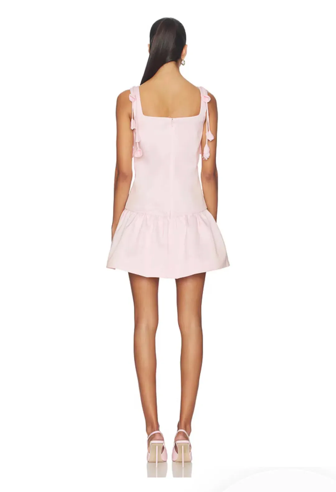 Self Portrait Pink Taffeta Dress Size 6 / XS for rent on The Volte - main image