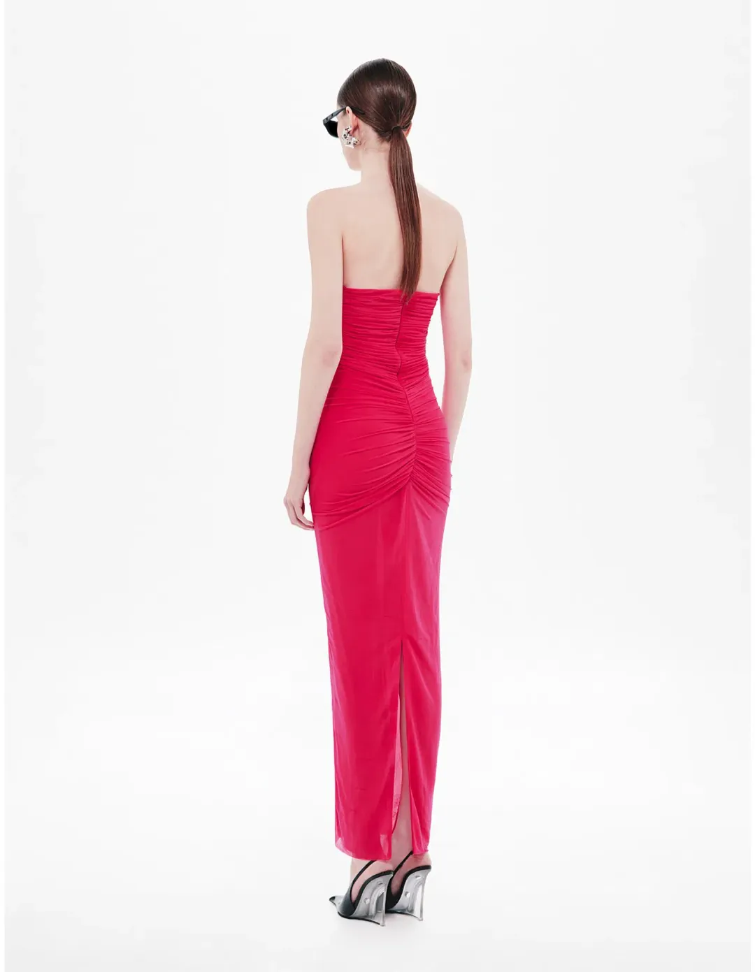 Misha Pink Strapless dress Small for rent on The Volte - main image
