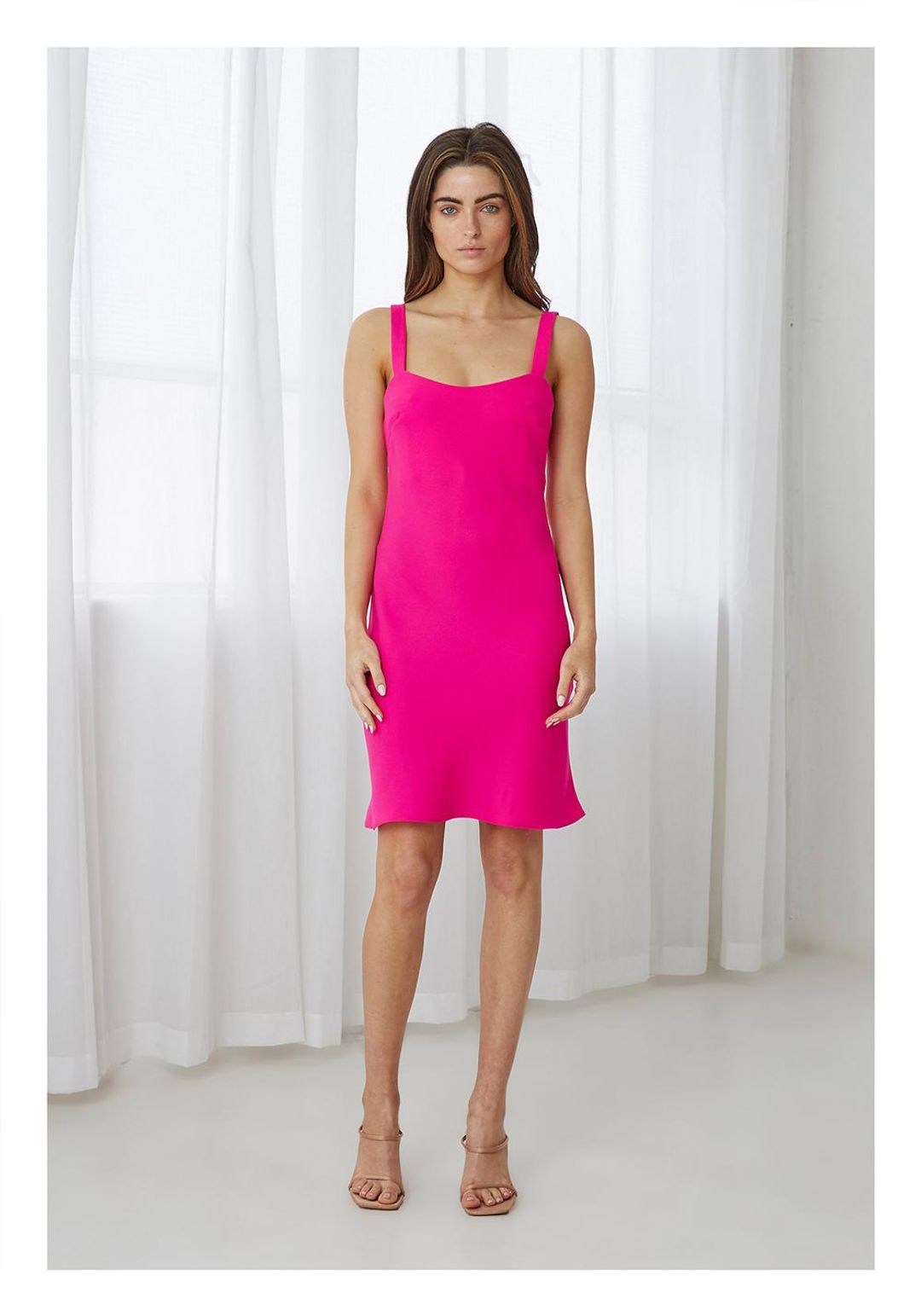 By Johnny Neon Bias Mini Dress size 12 for rent on The Volte - main image
