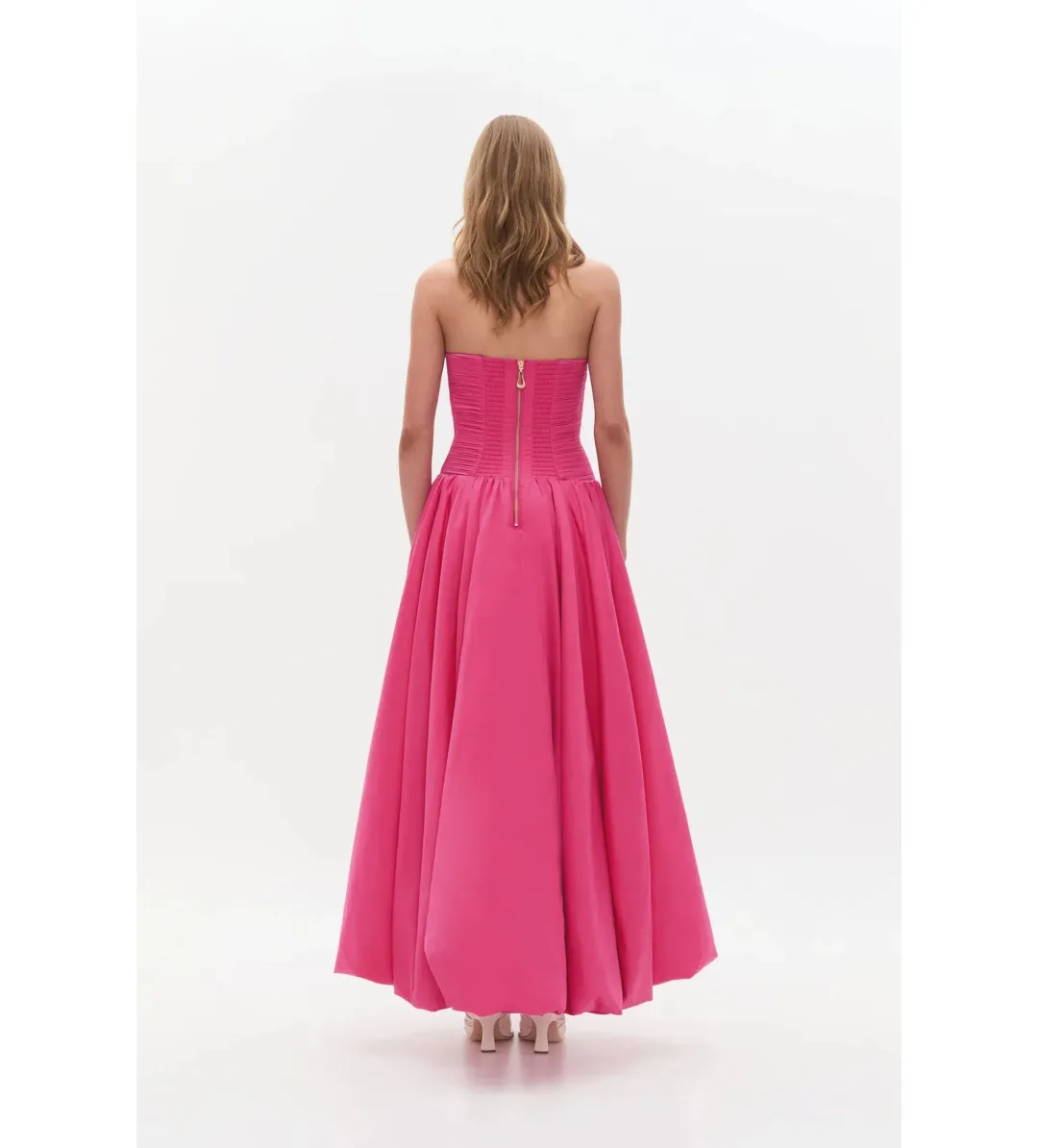 Aje Estelle Gown Cerise Pink Size AU 10 for rent on The Volte - main image