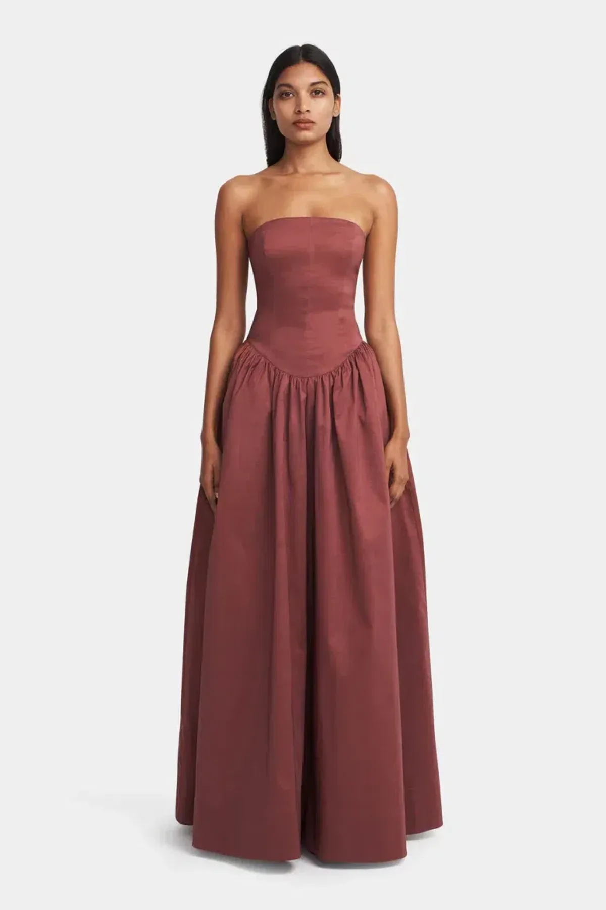 Hansen and Gretal Audrey Gown brown  for rent on The Volte - main image
