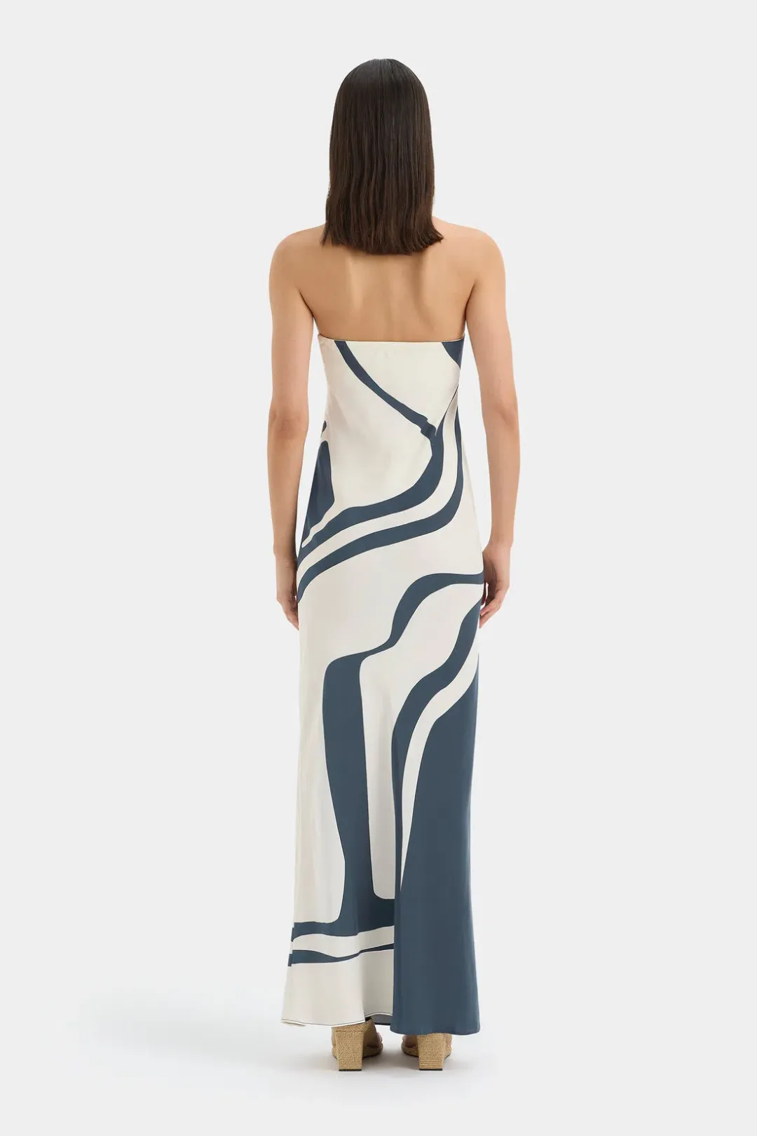 Sir. Lilou Strapless Midi Dress 6P for rent on The Volte - main image