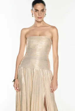 MANNING CARTELL LOVE AND LUSTRE DRESS GOLD AU 6 for rent on The Volte - image 3