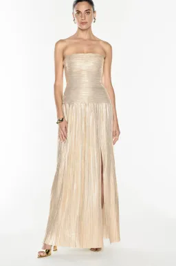 MANNING CARTELL LOVE AND LUSTRE DRESS GOLD AU 10 for rent on The Volte - image 1