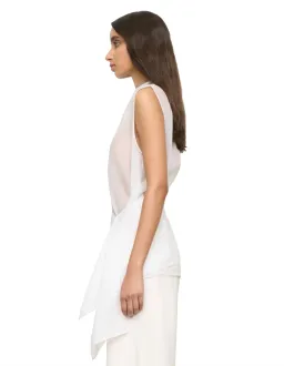 One Of Others Hazel White Tank Top for rent on The Volte - image 6