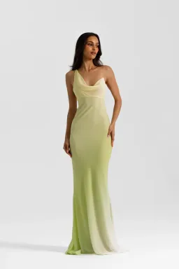 Natalie Rolt Hallie Gown in Citrus Green Size 1/AU 8 for rent on The Volte - image 5