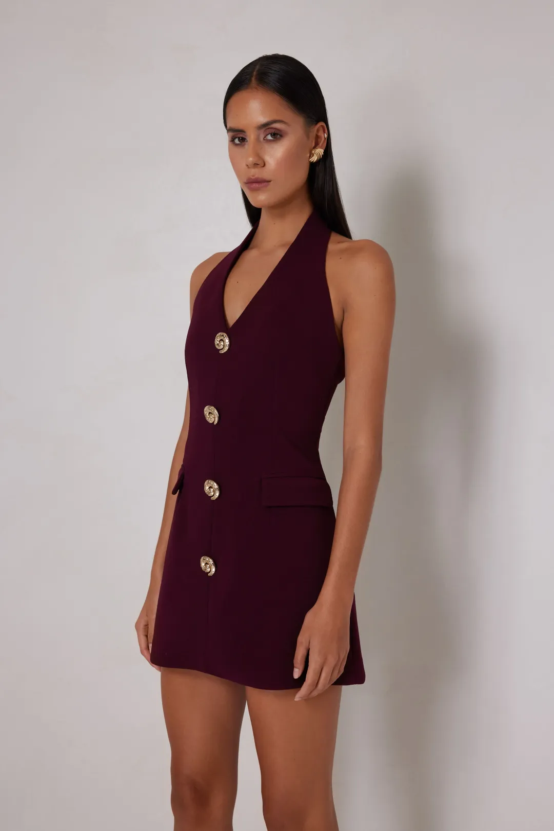 Not specified Jillian Deep Plum Size 14 for rent on The Volte - main image