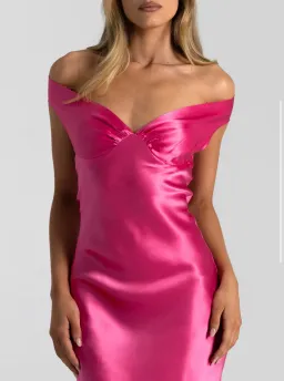 Natalie Rolt Bridget Gown in Pink (Size 6/0) for rent on The Volte - image 3