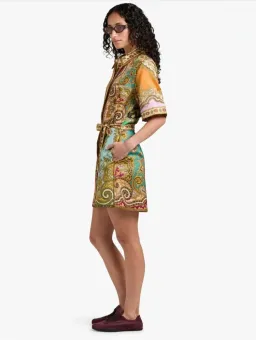 Alemais Clemenza Spliced Mini Dress Paisley print Size 10 for rent on The Volte - image 2