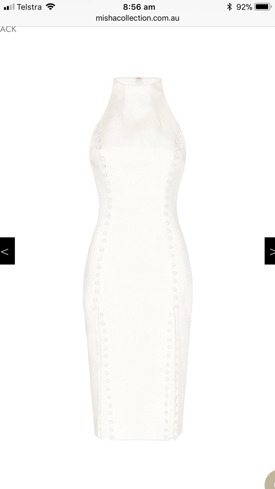 MISHA Jamie-Lee Dress Size 6/XS for rent on The Volte - main image
