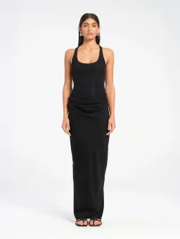 Benni Jade Racer Back Maxi Dress in Black Size 6 for rent on The Volte - image 1