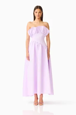 Laurel Sleeveless Maxi Dress Purple / Size 10 for rent on The Volte - image 2
