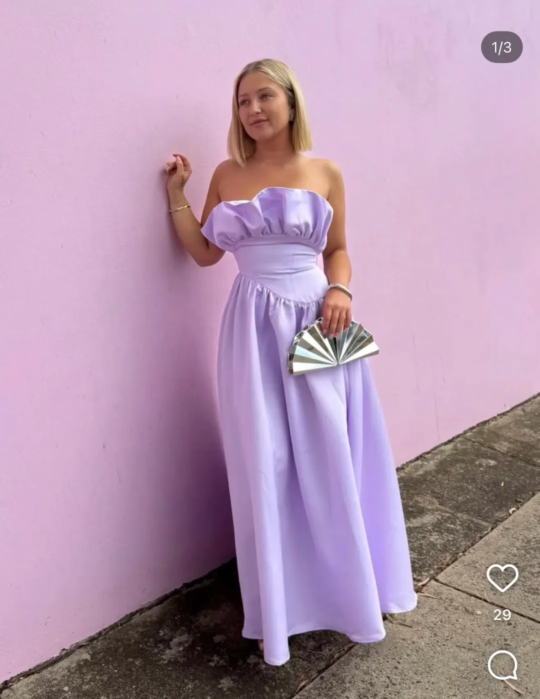 Laurel Sleeveless Maxi Dress Purple / Size 10 for rent on The Volte - main image
