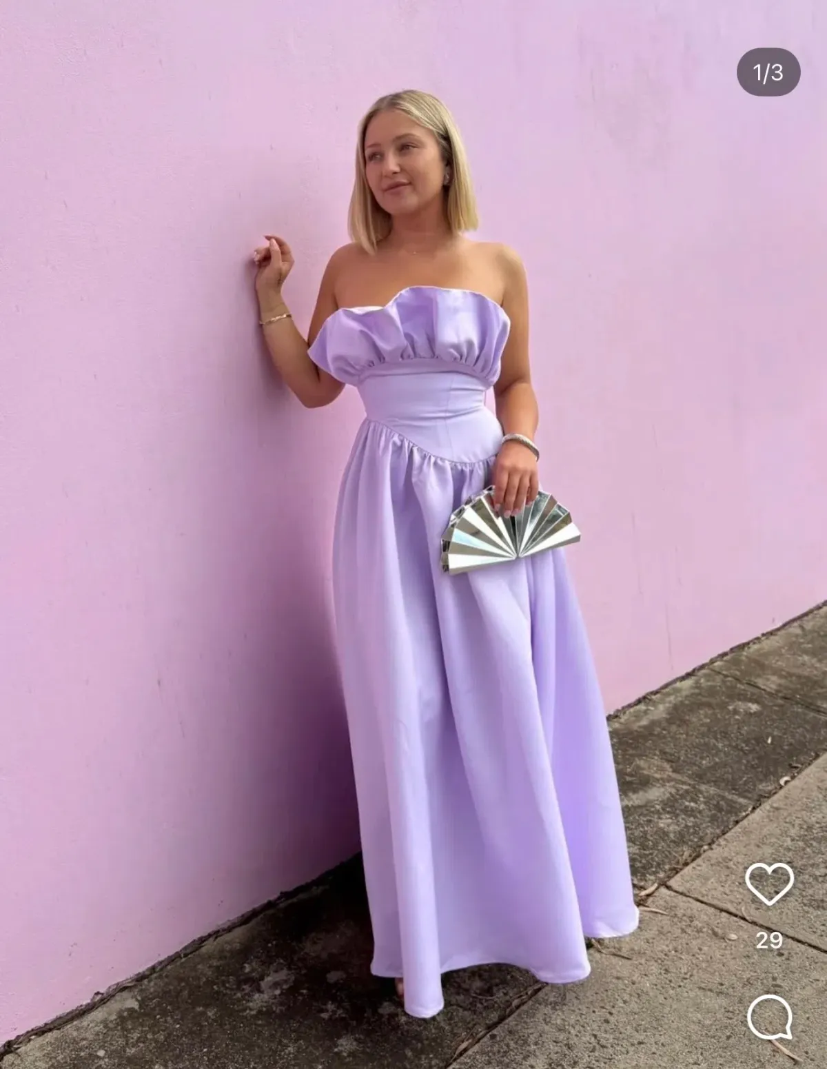 Laurel Sleeveless Maxi Dress Purple / Size 10 for rent on The Volte - main image