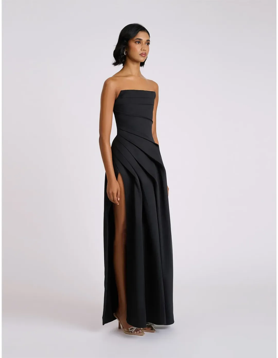 Eliya The Label Deanna Gown Black Size XS for rent on The Volte - main image