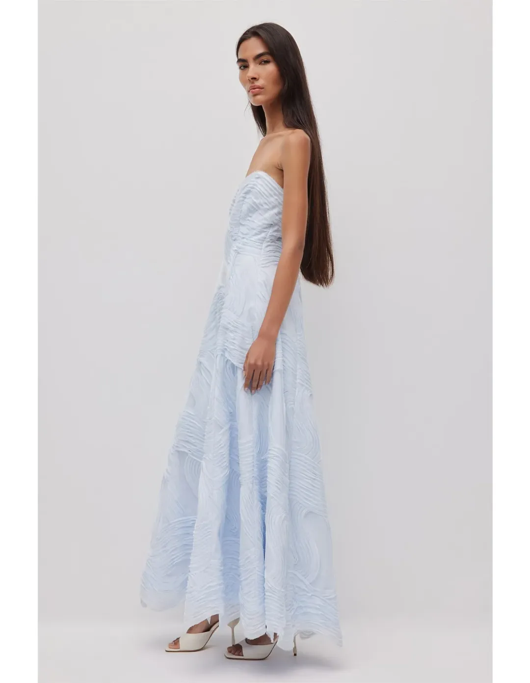 Aje Wave Gown Blue Size 10 for rent on The Volte - main image
