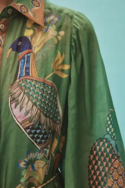 ALEMAIS BIRDIE SHIRTDRESS SIZE 8 [GENEROUS FITTING] for rent on The Volte - image 4