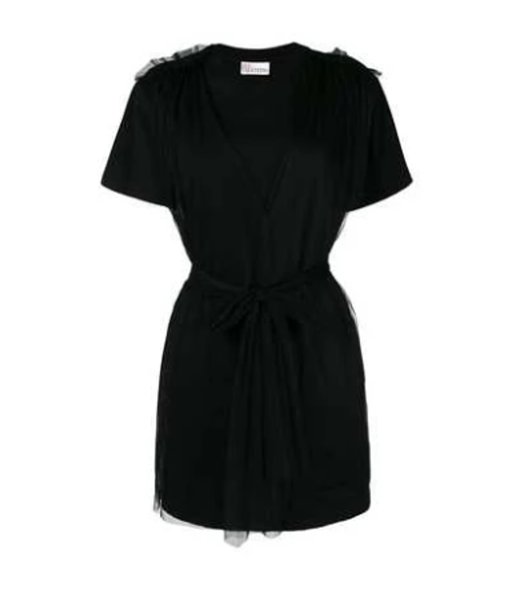 Red Valentino Layered T Shirt Dress size 8  for rent on The Volte - main image