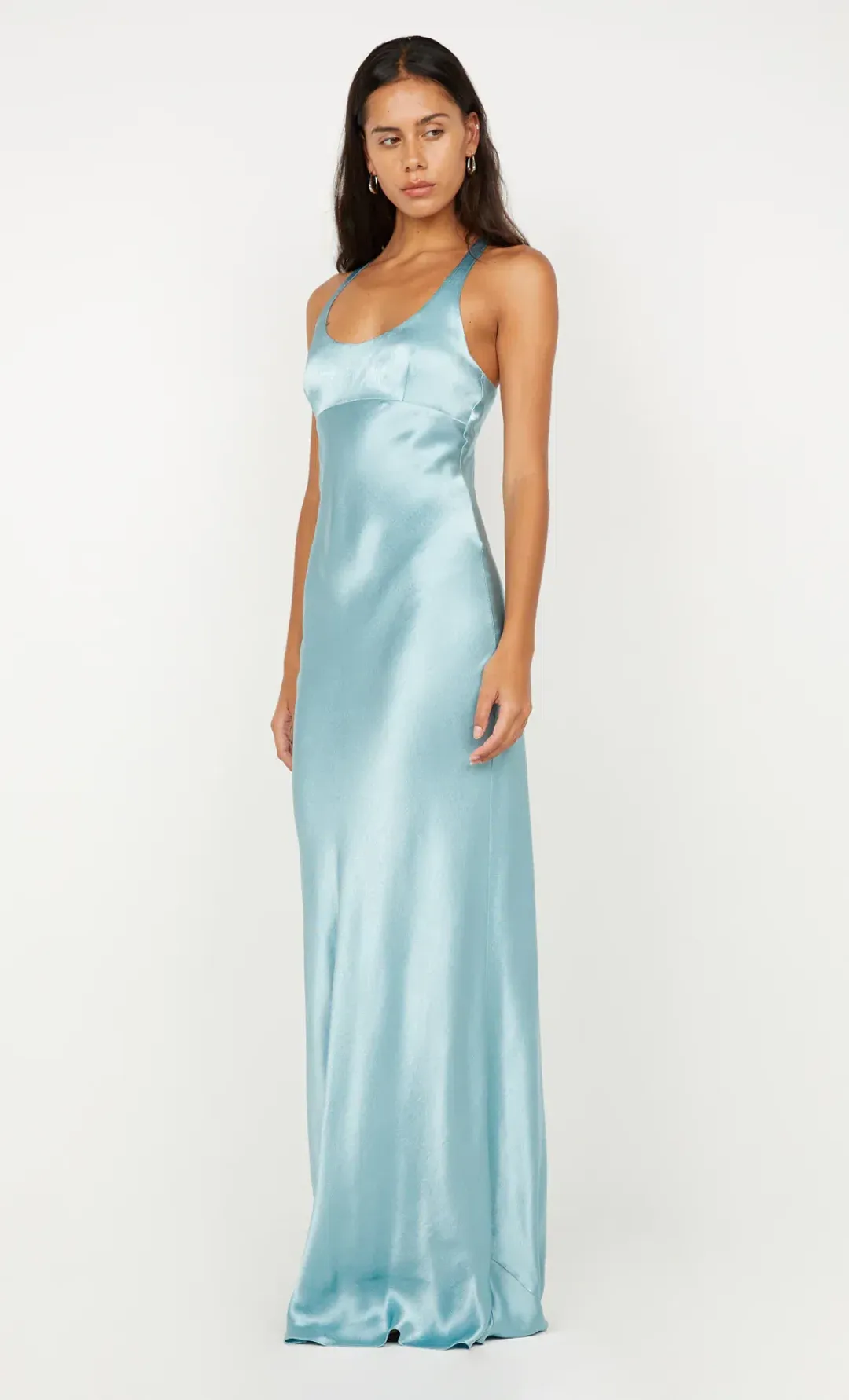Bec and Bridge MAXINA CROSSOVER Maxi dress In Sea spray size 6 for rent on The Volte - main image