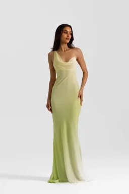 NATALIE ROLT HALLIE GOWN CITRUS SIZE 8 (1) for rent on The Volte - image 3