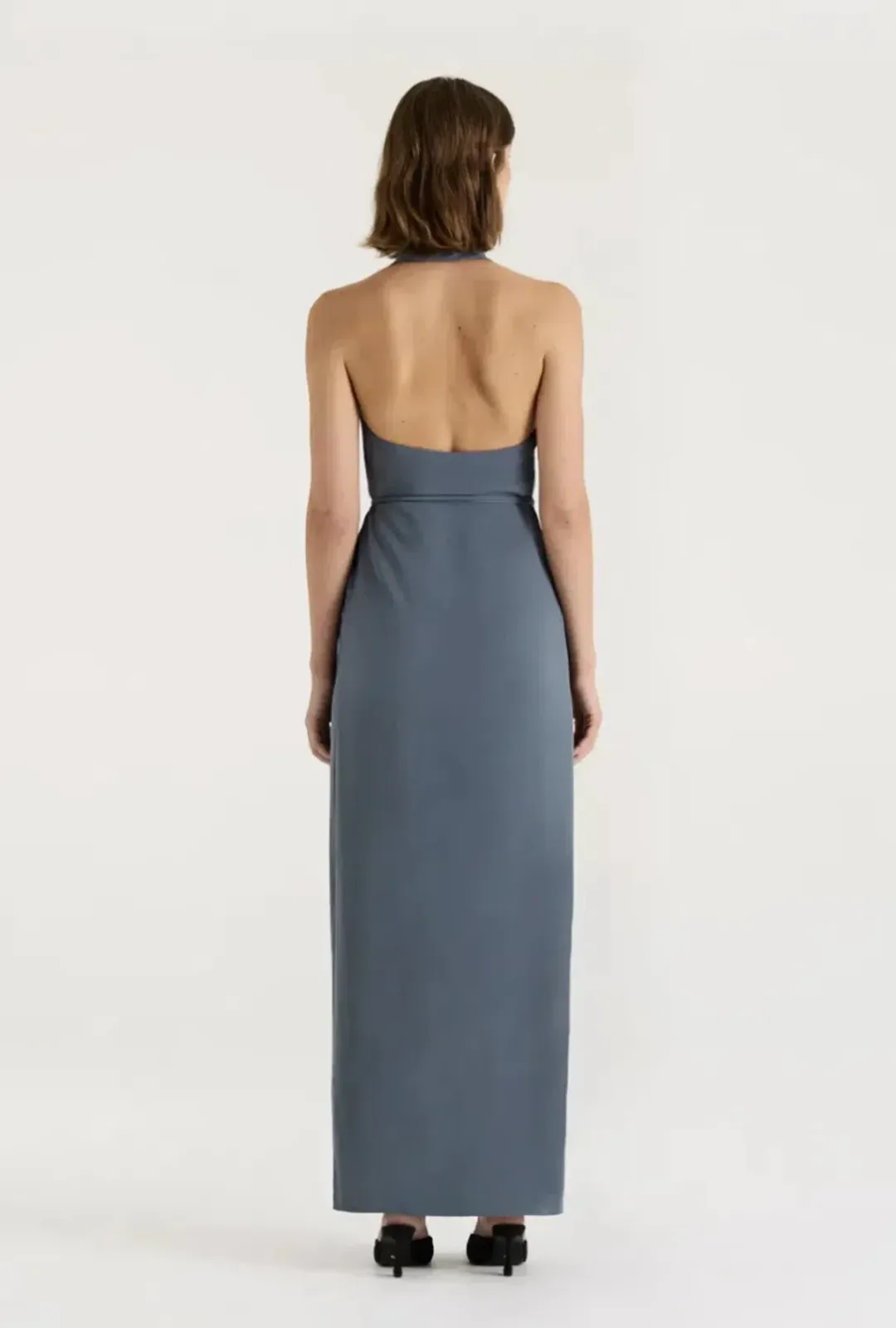 Henne Vida Maxi Dress Slate Size AU 6 for rent on The Volte - main image