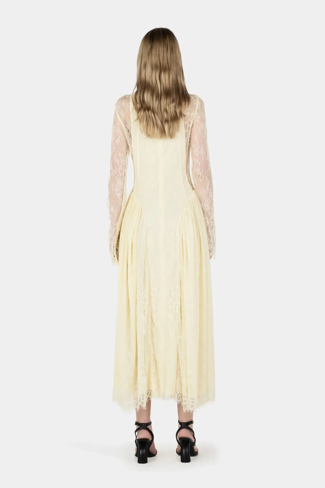 Hansen And Gretel Violetta Lace Dress Butter Size 8 for rent on The Volte - main image