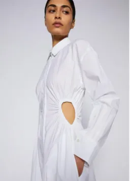 Scanlan Theodore Cotton Cut Out Dress White Size 12  for rent on The Volte - image 2