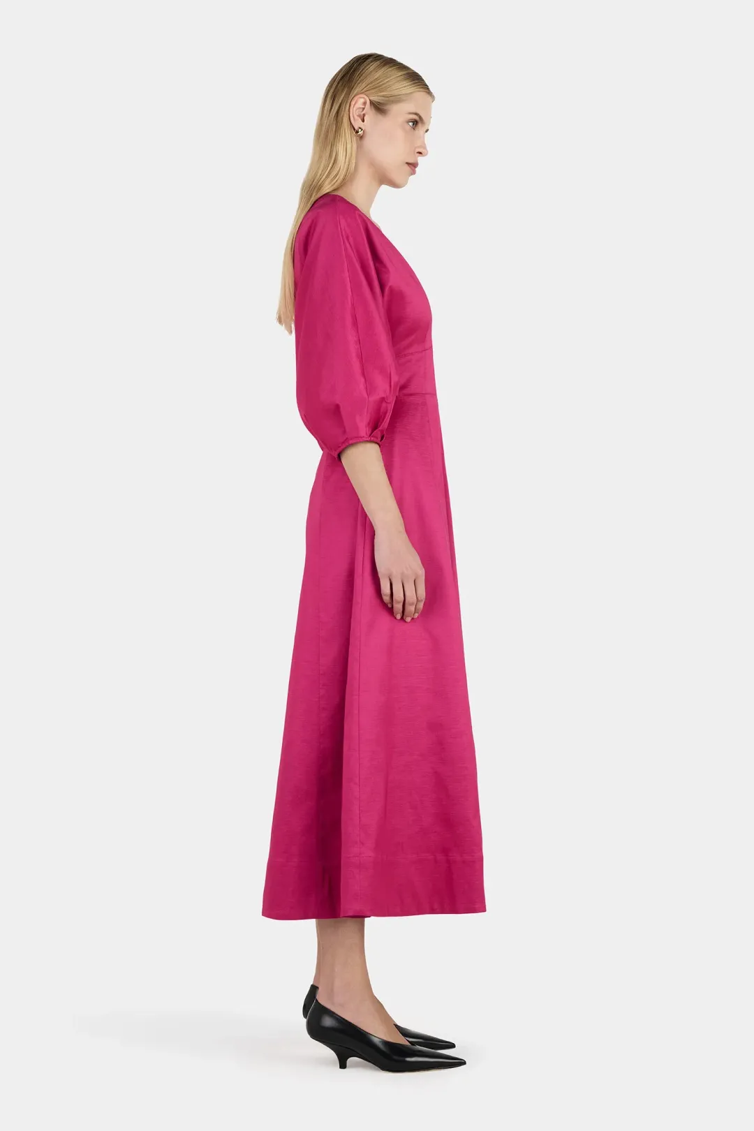 Hansen And Gretel Penelope Dress Magenta Pink Size 10 for rent on The Volte - main image