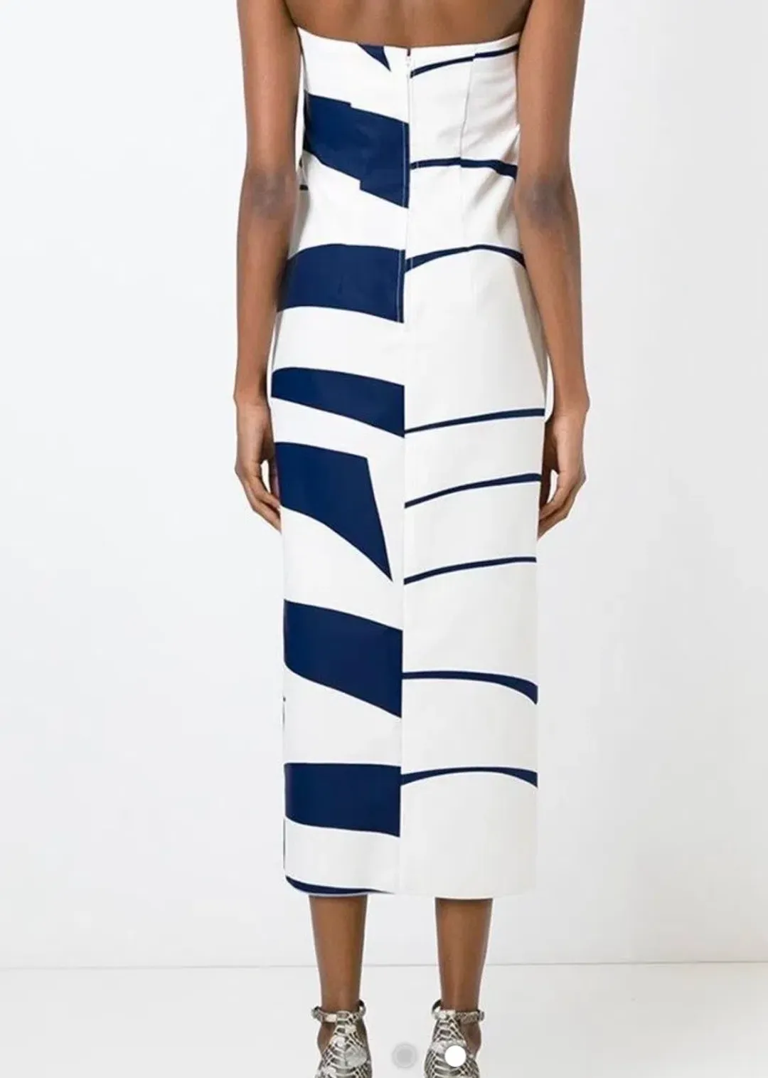 Scanlan Theodore Abstract Print Midi Dress | Size AU 6 for rent on The Volte - main image