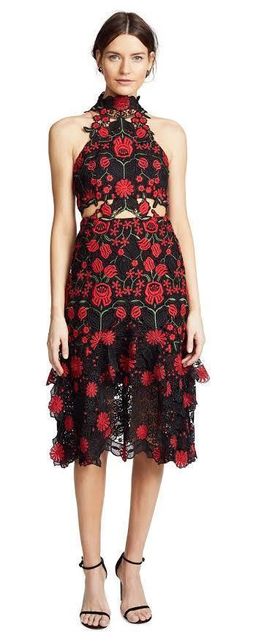 Thurley English Rose Midi White Dress  Size 8 for rent on The Volte - image 1