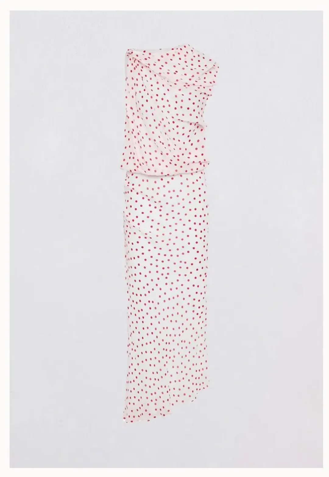 Bianca Spender Polka Dot Chiffon Tumble Dress for rent on The Volte - main image