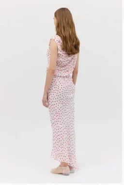 Bianca Spender Polka Dot Chiffon Tumble Dress for rent on The Volte - image 4