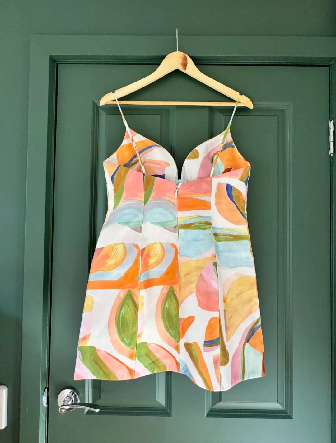 Acler Bartin Multi Coloured Mini Dress. Size 12 for rent on The Volte - main image
