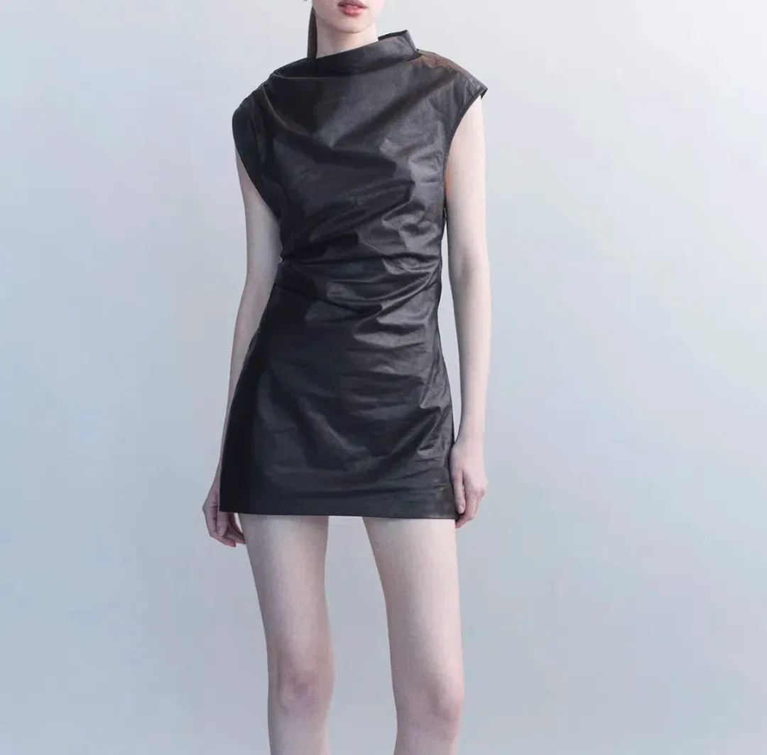 Marieke Leather Mini for rent on The Volte - main image