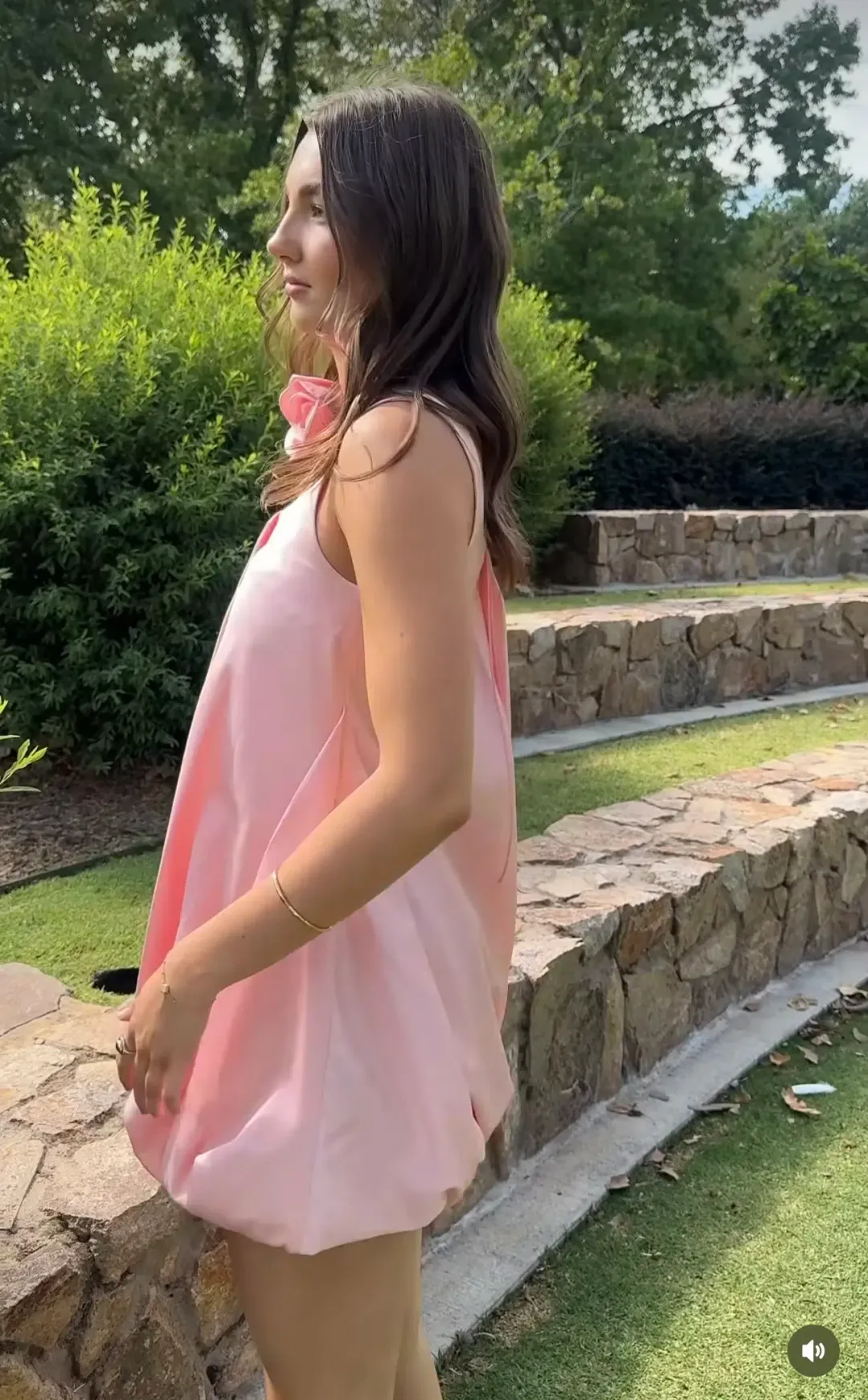 Leo Lin Suki Puff Mini in Blush Pink Size 10 for rent on The Volte - main image