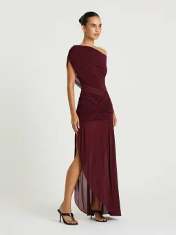 OTTO MAXI DRESS | PLUM - SIZE 8 for rent on The Volte - image 2