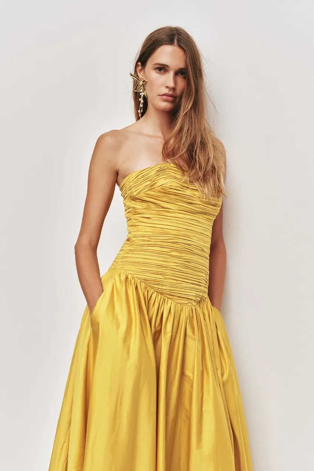 AJE Marigold Midi Dress for rent on The Volte - main image