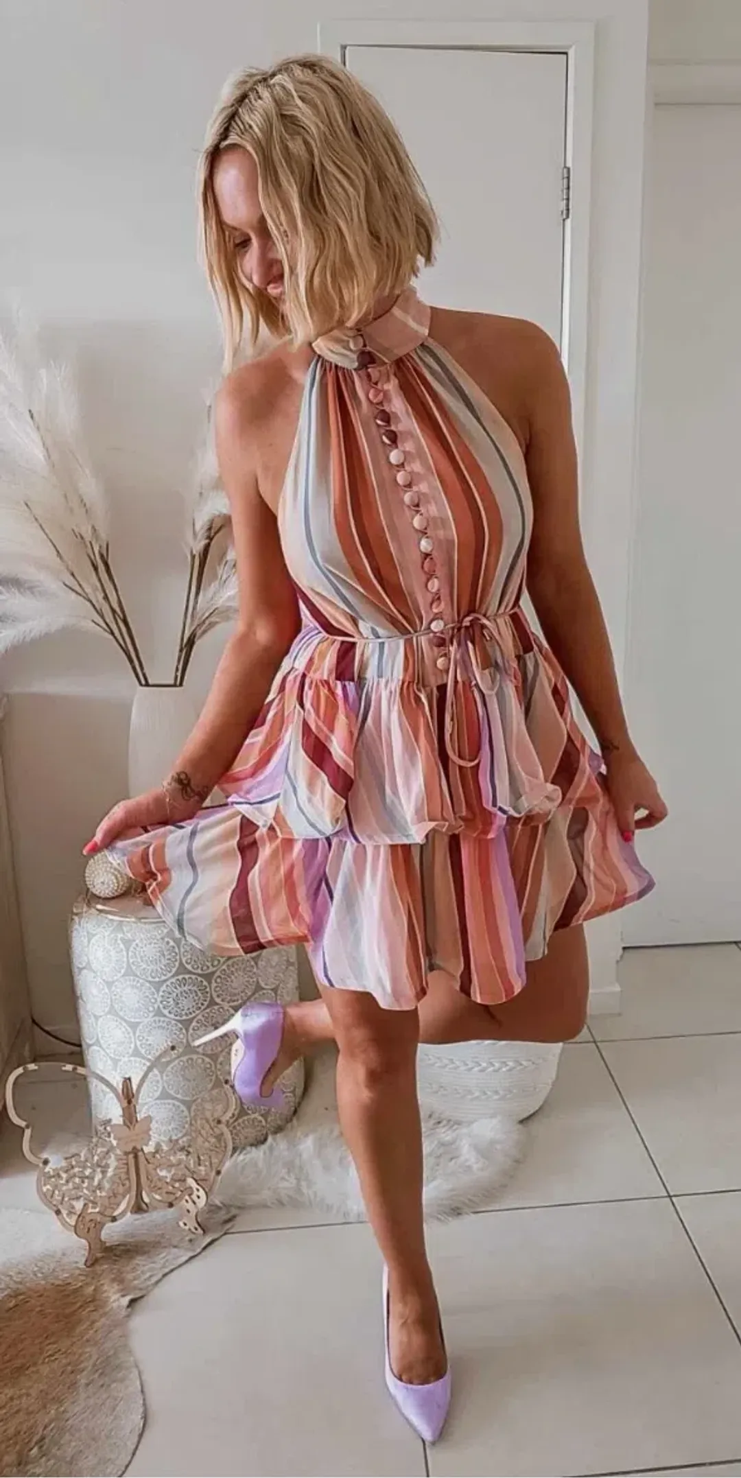 SHEIKE LUCKY STREAK MINI DRESS SIZE 16 for rent on The Volte - main image