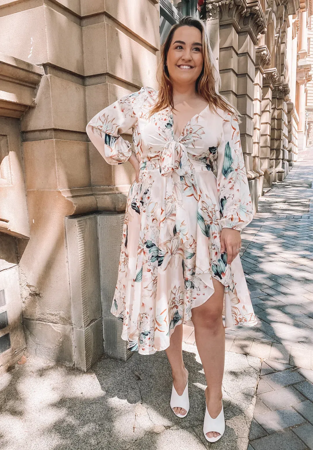 SHEIKE PINK LILY MAXI DRESS SIZE 16 for rent on The Volte - main image