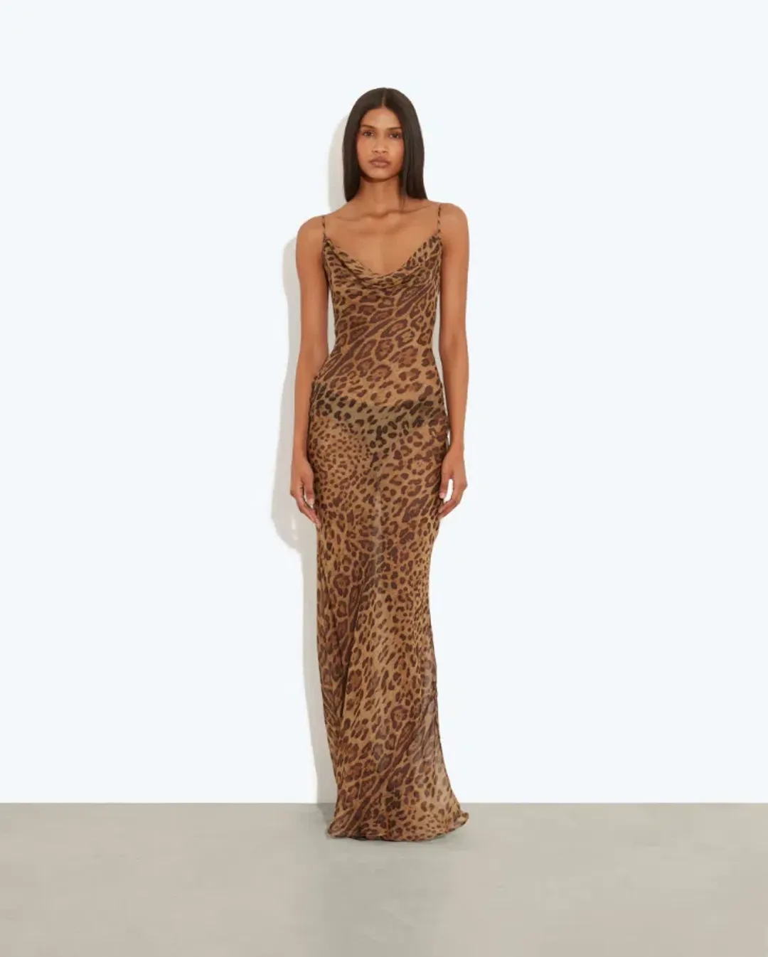 Rat & Boa Valentina Dress Leopard Print Size S / AU 8 for rent on The Volte - main image