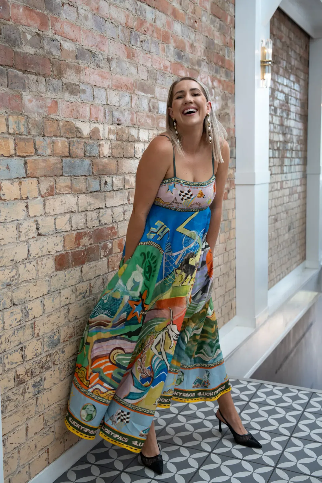 ALEMAIS LUCKY PACE SUNDRESS SIZE 12 for rent on The Volte - main image