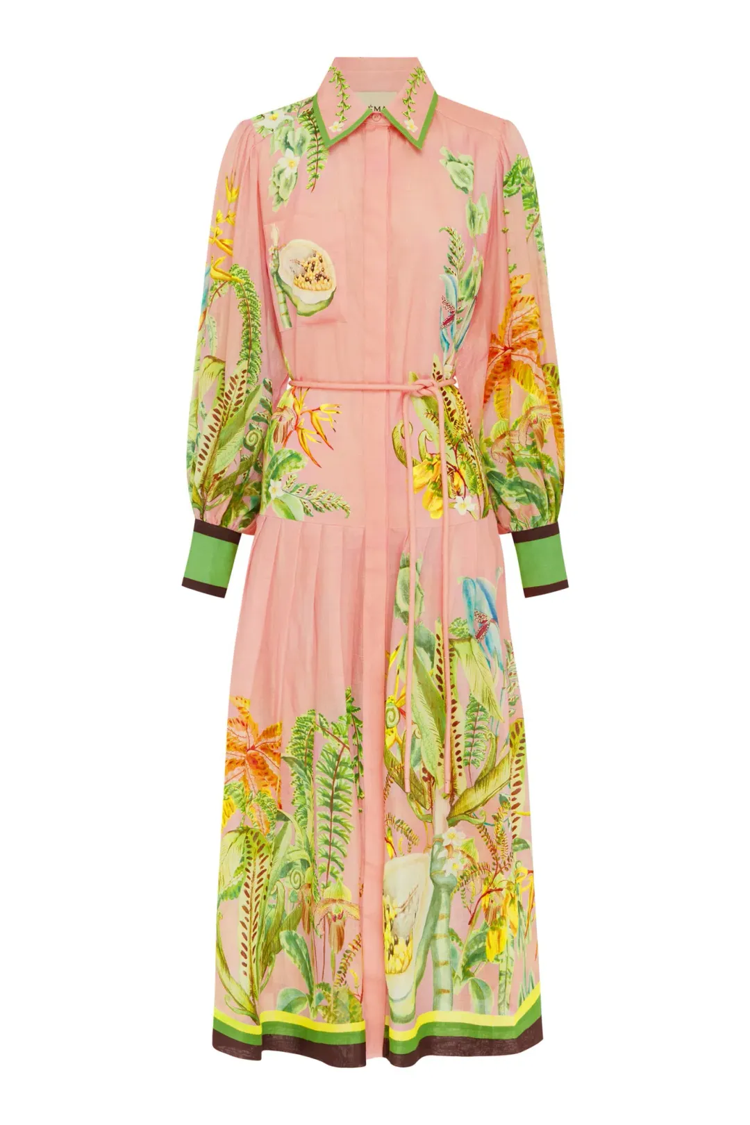 ALEMAIS PAPAYA SHIRTDRESS SIZE 12 for rent on The Volte - main image