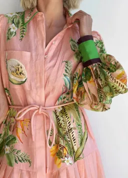 ALEMAIS PAPAYA SHIRTDRESS SIZE 12 for rent on The Volte - image 3