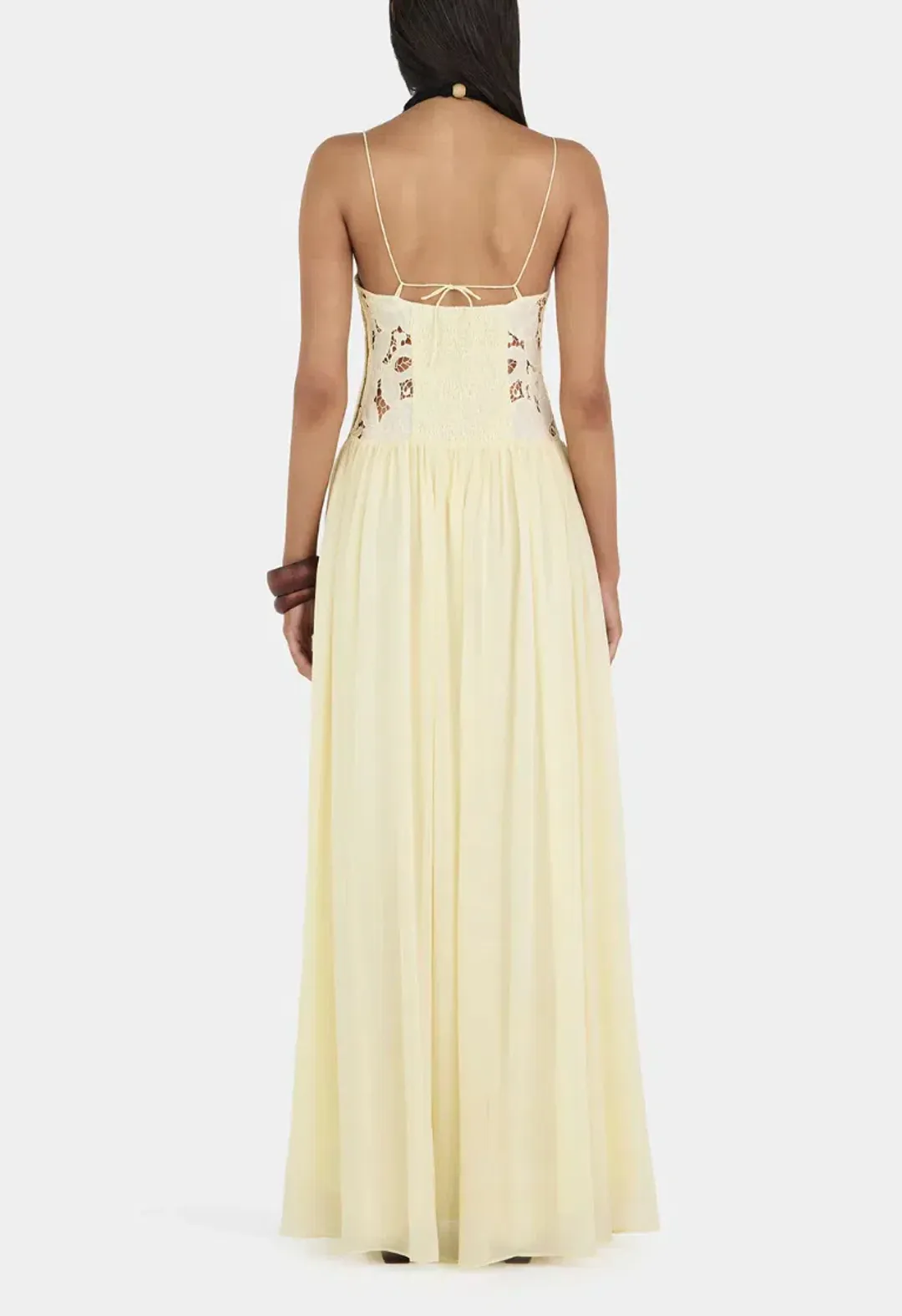Hansen and Gretel Stephanie Dress in Butter Yellow size 8  for rent on The Volte - main image