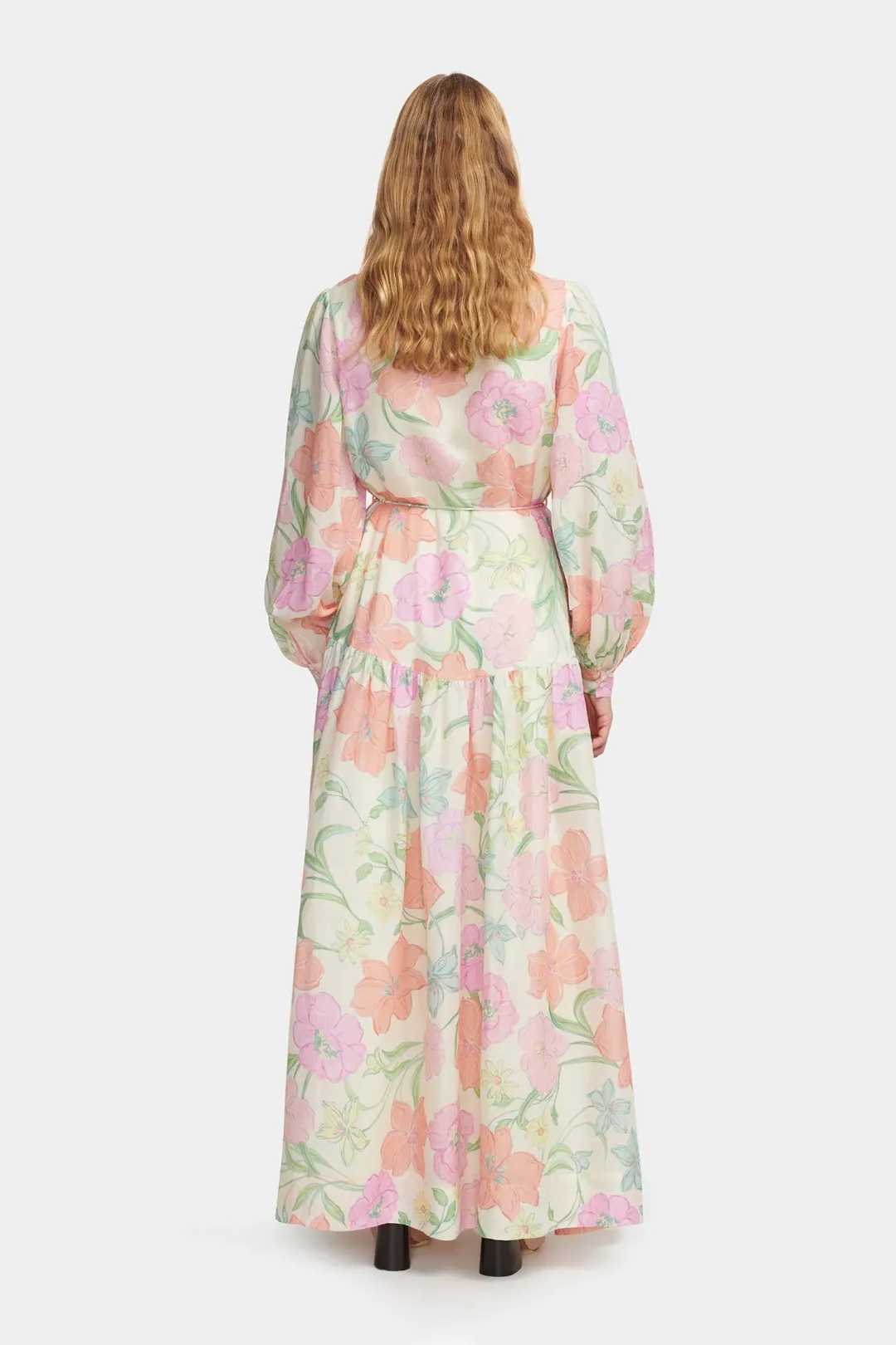 Hansen And Gretel Delia Shirt Dress Flower Market Floral Size 12 for rent on The Volte - main image