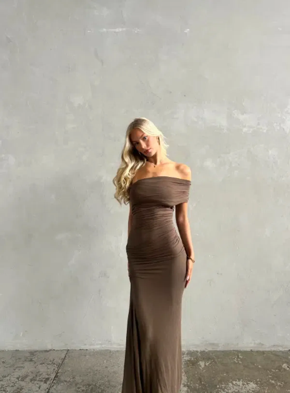 Entire Studios Pillar Dress (Moss) for rent on The Volte - main image