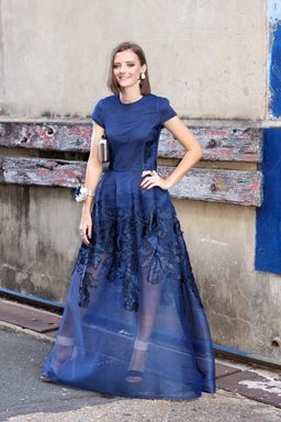 Bronx and Banco Vivien Dress Blue Size 6 for rent on The Volte - image 4