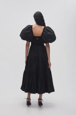 AJE CASA PUFF SLEEVE MIDI DRESS SIZE 10 for rent on The Volte - image 5
